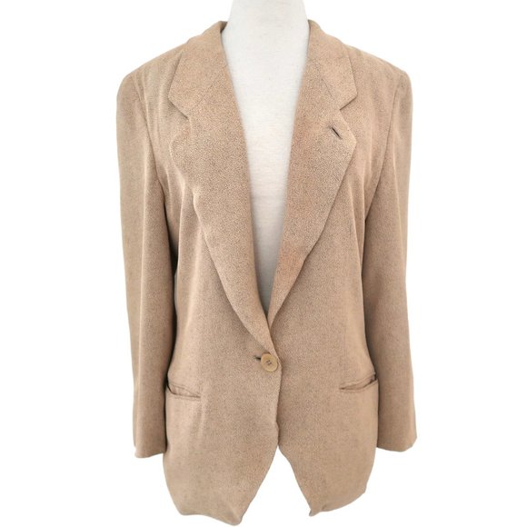 GIORGIO ARMANI Dot Print blazer jacket IT 42 US 6 - Picture 1 of 5